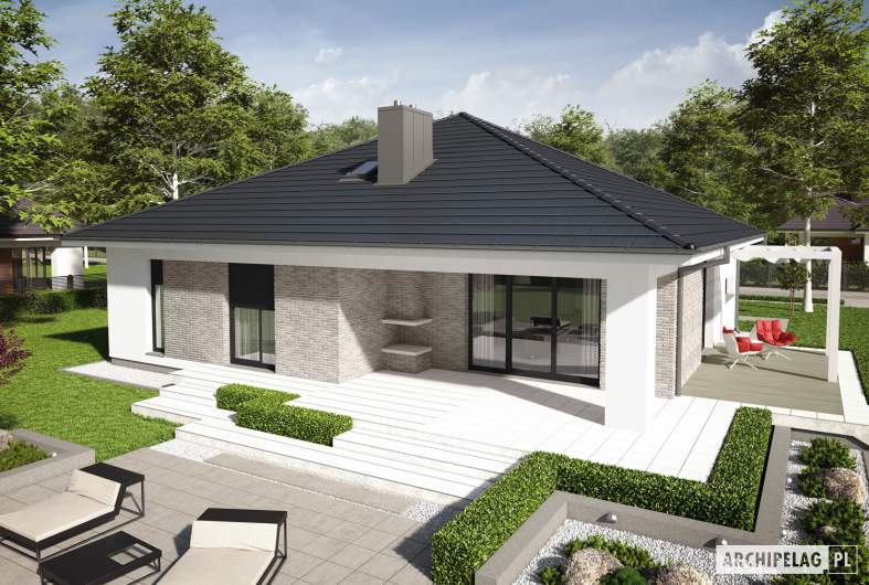 Projekt domu Irma III G1 ENERGO PLUS - widok z góry