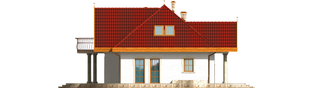 Projekt domu Paloma G2 - elewacja lewa