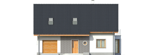 Ben G1 (with a basement) - Projekty domów ARCHIPELAG - Ben G1 (z piwnicą) - elewacja frontowa