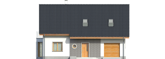 Ben G1 (with a basement) - Projekty domów ARCHIPELAG - Ben G1 (z piwnicą) - elewacja frontowa