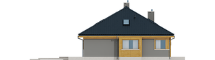 Projekt domu Flo - elewacja lewa
