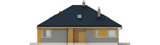 Projekt domu Flo - elewacja frontowa
