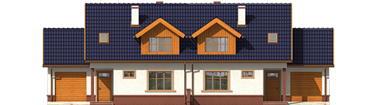 Melise G1 - Projekt domu Melka G1 - elewacja frontowa