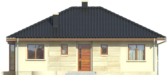 Margo - Projekt domu Margo MULTI-COMFORT - elewacja frontowa