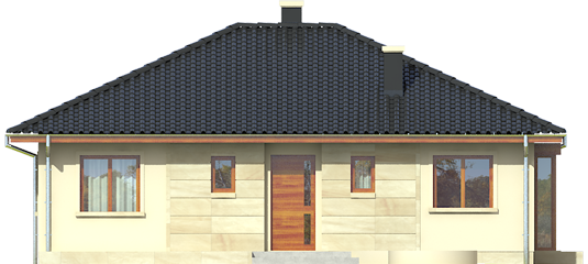 Margo - Projekt domu Margo MULTI-COMFORT - elewacja frontowa