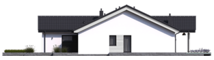 Projekt domu Simon III G2 ENERGO PLUS - elewacja prawa
