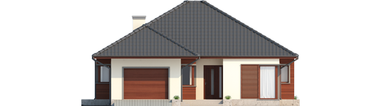 Dylan II G1 - Projekt domu Dylan II G1 - elewacja frontowa