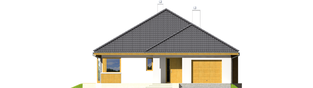 Projekt domu Glen II G1 MULTI-COMFORT - elewacja frontowa