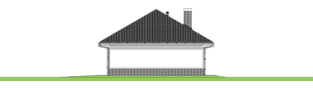 Projekt domu Garaż G25 w. IV - elewacja prawa