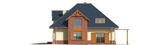 Projekt domu Nastazja G1 - elewacja prawa