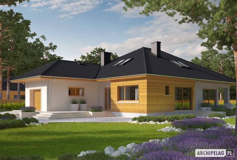 Projekt domu Liv 3 G1 - wizualizacja frontowa