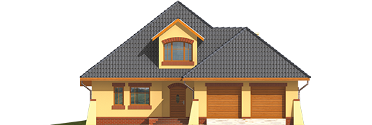 Inez G2 - Projekt domu Inez G2 - elewacja frontowa