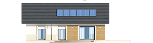 Kornel IV ENERGO - Projekt domu Kornel IV ENERGO - elewacja tylna