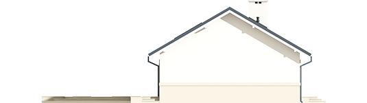 Kornel IV ENERGO - Projekt domu Kornel IV ENERGO - elewacja prawa