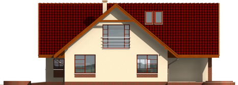 Rita II G2 - Projekt domu Rita II G2 - elewacja prawa