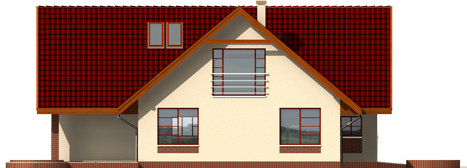 Rita II G2 - Projekt domu Rita II G2 - elewacja prawa