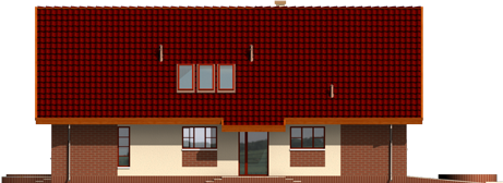 Rita II G2 - Projekt domu Rita II G2 - elewacja lewa