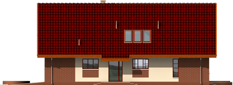 Rita II G2 - Projekt domu Rita II G2 - elewacja lewa