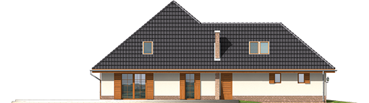 Mia G2 - Projekt domu Mia G2 - elewacja lewa