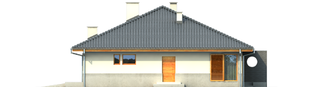 Projekt domu Florenc II G1 - elewacja prawa