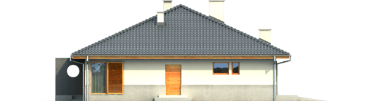 Florence II G1 - Projekt domu Florenc II G1 - elewacja prawa