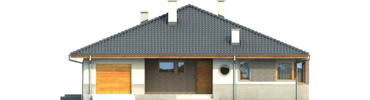 Florence II G1 - Projekt domu Florenc II G1 - elewacja frontowa