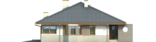 Florence II G1 - Projekt domu Florenc II G1 - elewacja lewa