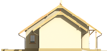 Juliet G1 - Projekt domu Julitka G1 - elewacja lewa