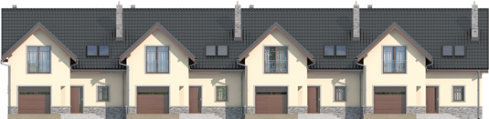 Simba G1 - Projekt domu Simba G1 - elewacja frontowa