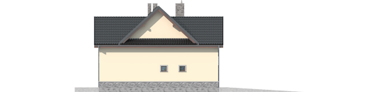 Simba G1 - Projekt domu Simba G1 - elewacja lewa