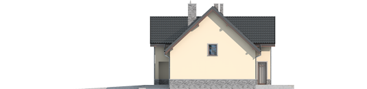 Simba G1 - Projekt domu Simba G1 - elewacja prawa