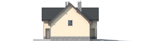 Simba G1 - Projekt domu Simba G1 - elewacja prawa