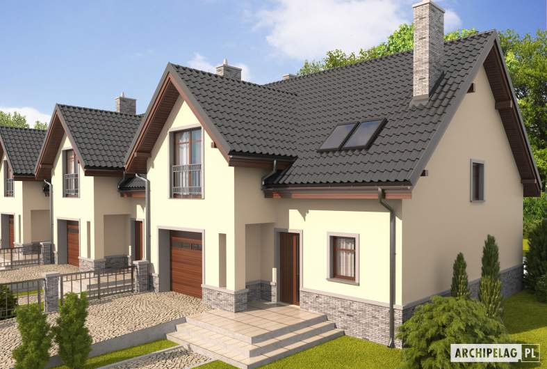 Projekt domu Simba G1 - widok z góry
