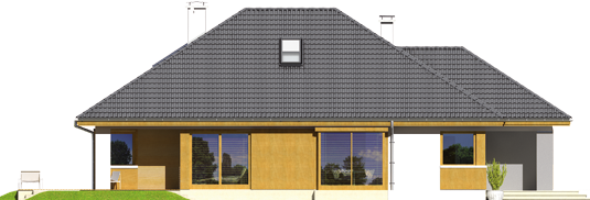 Glen III G2 - Projekty domów ARCHIPELAG - Glen III G2 - elewacja lewa