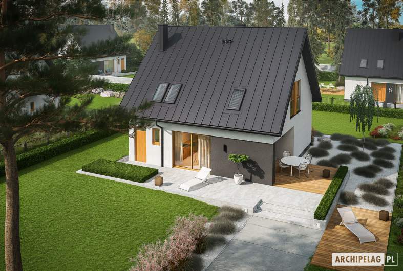 Projekt domu Mini 5 - widok z góry