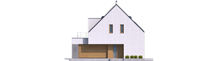 Projekt domu Adam G2 ENERGO PLUS - elewacja frontowa