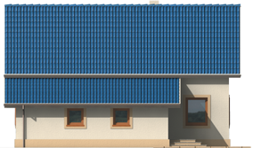 Teres - Projekt domu Tereska - elewacja lewa