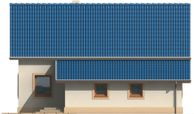 Teres - Projekt domu Tereska - elewacja lewa