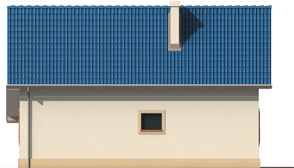 Teres - Projekt domu Tereska - elewacja prawa