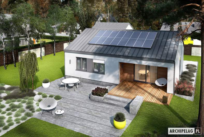 Projekt domu Mini 3 PLUS - widok z góry