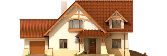 Hely G1 - Projekt domu Helka G1 - elewacja frontowa