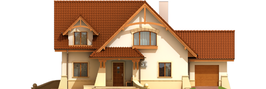 Hely G1 - Projekt domu Helka G1 - elewacja frontowa