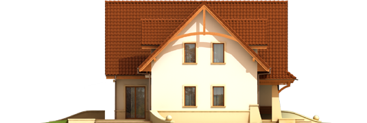 Hely G1 - Projekt domu Helka G1 - elewacja prawa