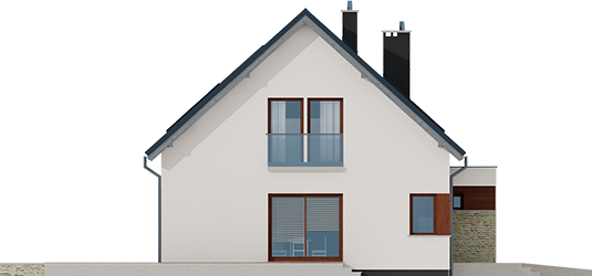 Santiago G1 ENERGO - Projekt domu Santiago G1 ENERGO - elewacja lewa