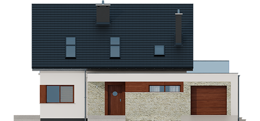 Santiago G1 ENERGO - Projekt domu Santiago G1 ENERGO - elewacja frontowa