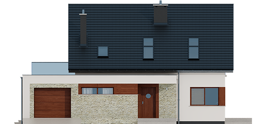 Santiago G1 ENERGO - Projekt domu Santiago G1 ENERGO - elewacja frontowa