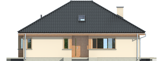 Andrea III - Projekt domu Andrea III - elewacja frontowa