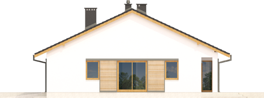 Rafael III G1 - Projekt domu Rafael III G1 - elewacja prawa