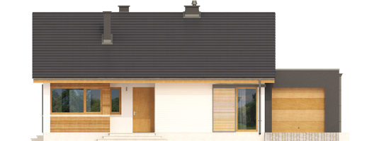 Rafael III G1 - Projekt domu Rafael III G1 - elewacja frontowa