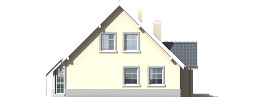 Susan - Projekt domu Sybilla - elewacja prawa